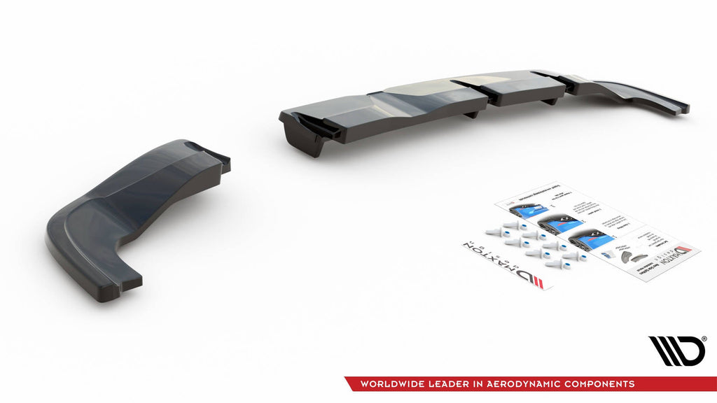 Splitter trasero Hyundai I20 N Mk3 (con barras verticales)