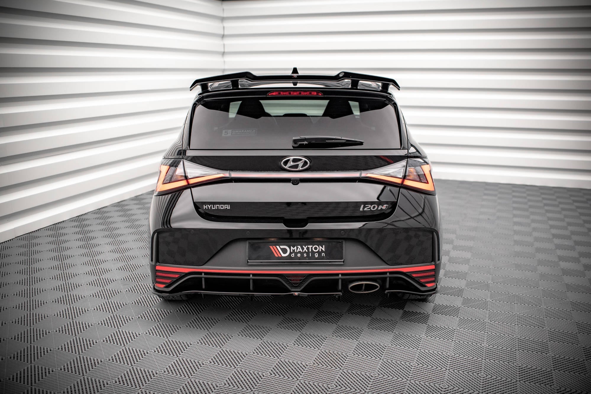 Splitter trasero Hyundai I20 N Mk3 (con barras verticales)