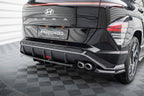 Splitter trasero Hyundai Kona N-Line Mk2 (con barras verticales)