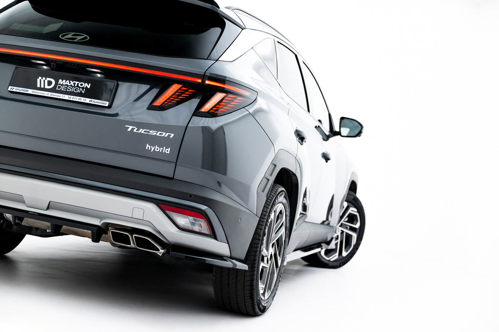 Splitter trasero Hyundai Tucson Mk4 Facelift (con barras verticales)