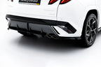 Splitter trasero Hyundai Tucson N-Line Mk4 Facelift (con barras verticales)