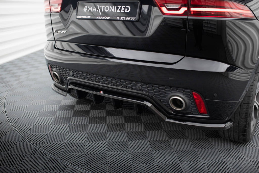 Jaguar E-Pace R-Dynamic Mk1 Rear Splitter (with vertical fins)