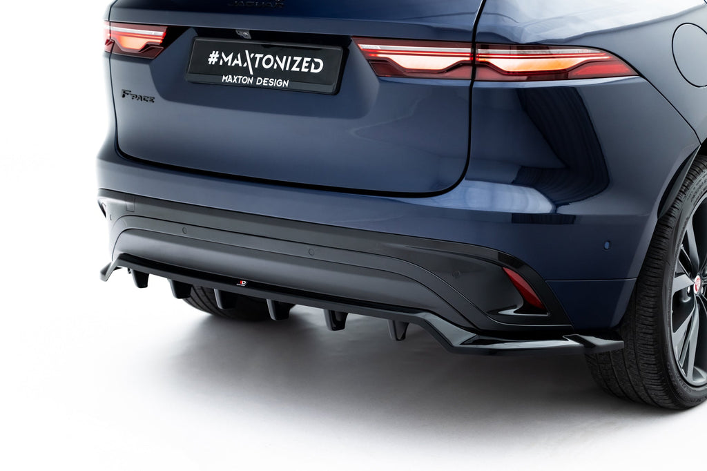 Splitter trasero Jaguar F-Pace R-Sport Mk1 Facelift (con barras verticales)