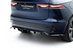Splitter trasero Jaguar F-Pace R-Sport Mk1 Facelift (con barras verticales)
