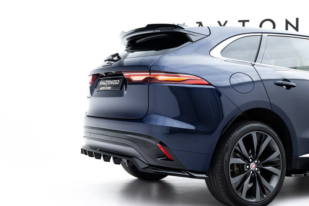 Splitter trasero Jaguar F-Pace R-Sport Mk1 Facelift (con barras verticales)