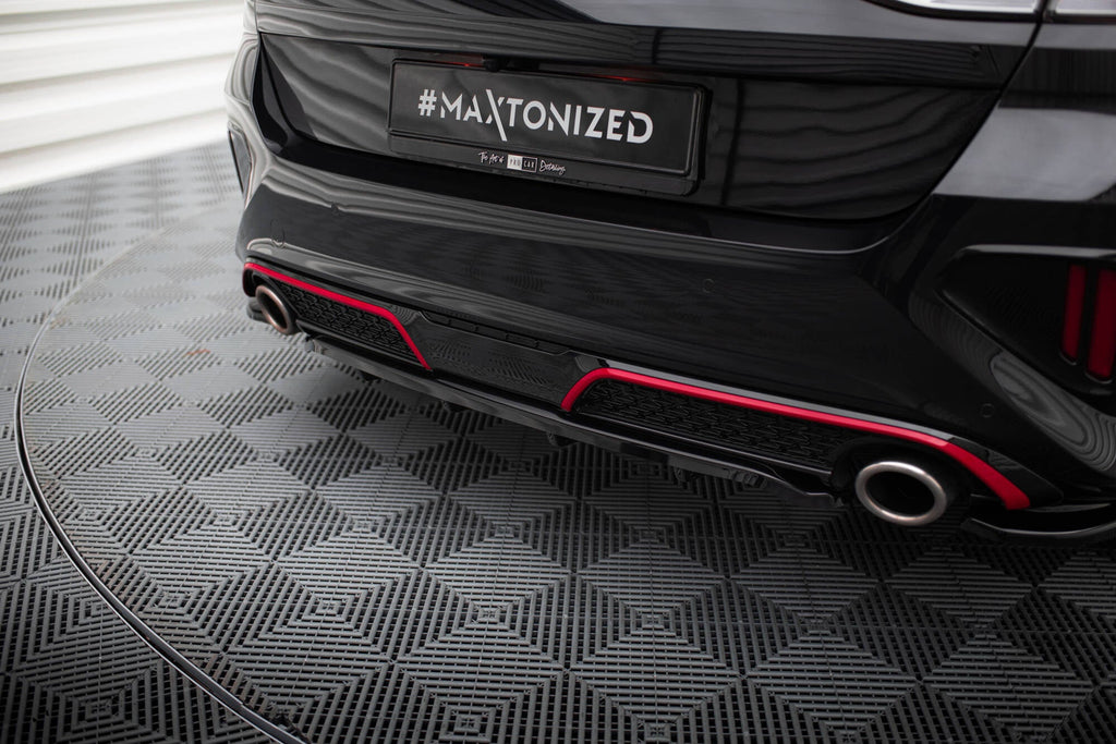 Splitter trasero Kia Ceed GT Mk3 Facelift (con barras verticales)