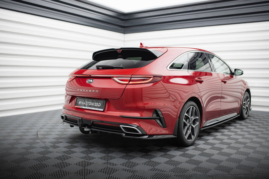 Splitter trasero Kia Proceed GT-Line Mk1 (con barras verticales)