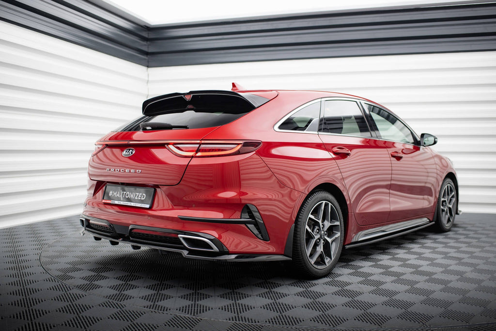 Splitter trasero Kia Proceed GT-Line Mk1 (con barras verticales)
