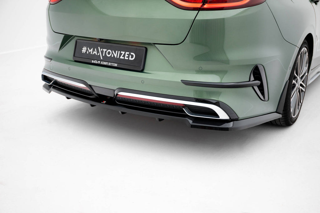 Splitter trasero Kia Proceed GT-Line Mk1 Facelift (con barras verticales)