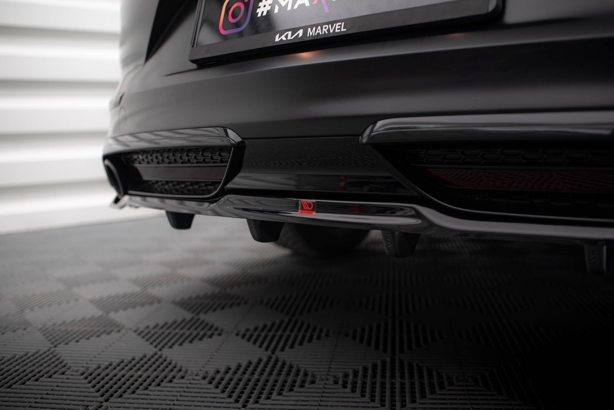 Splitter trasero Kia Proceed GT1 Facelift (con barras verticales)