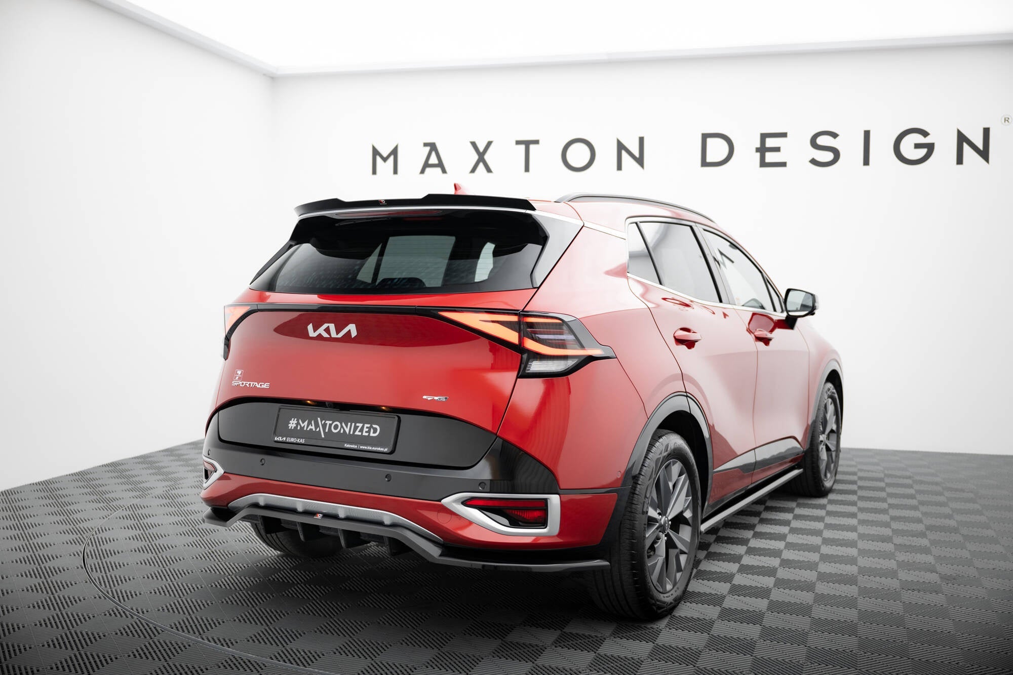 Splitter trasero Kia Sportage GT-Line Mk5 (con barras verticales)
