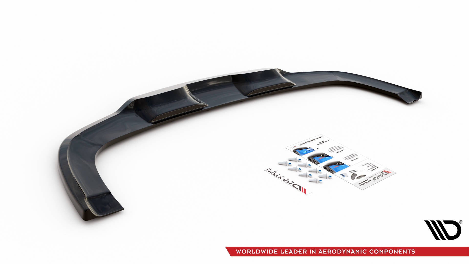 Splitter trasero Kia Xceed Mk1 (con barras verticales)