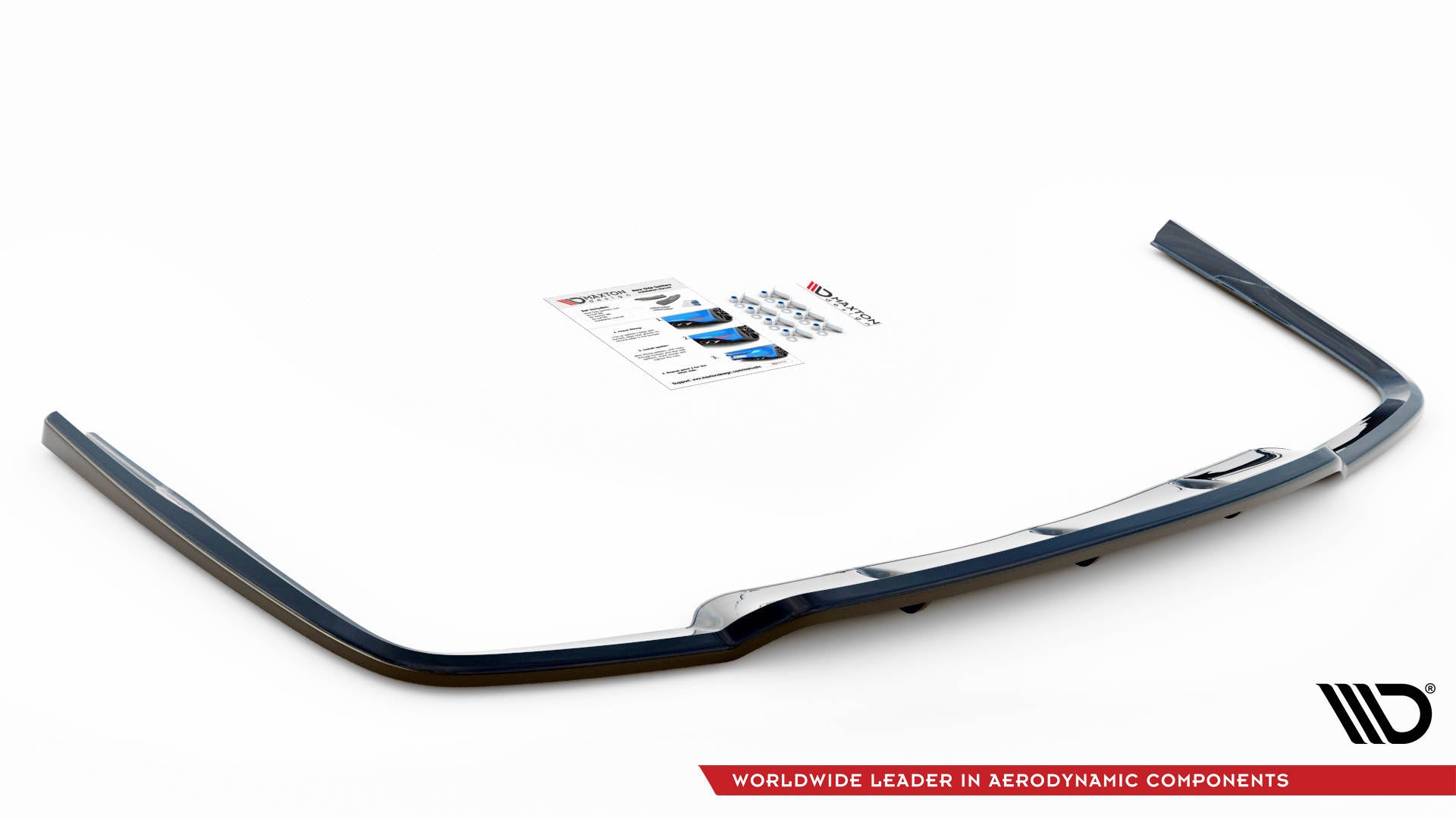 Splitter trasero Lexus GS F-Sport Hybrid Mk4 (L10) con barras verticales