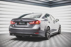 Splitter trasero Lexus GS F-Sport Hybrid Mk4 (L10) con barras verticales