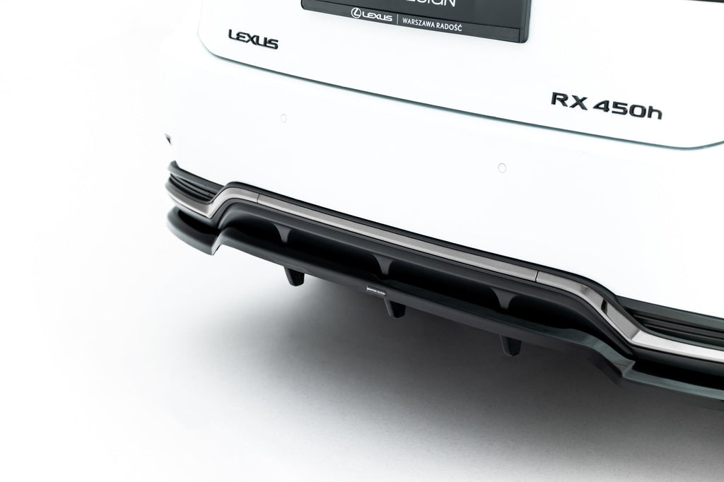 Lexus RX F-Sport Mk4 Facelift Rear Diffuser (with vertical strakes)
