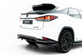 Splitter trasero Lexus RX F-Sport Mk4 Facelift (con barras verticales)