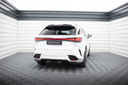 Splitter trasero Lexus RX F-Sport Mk5 (con barras verticales)