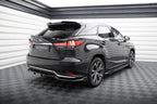 Splitter trasero Lexus RX F-Sport Mk4 Facelift (con barras verticales)