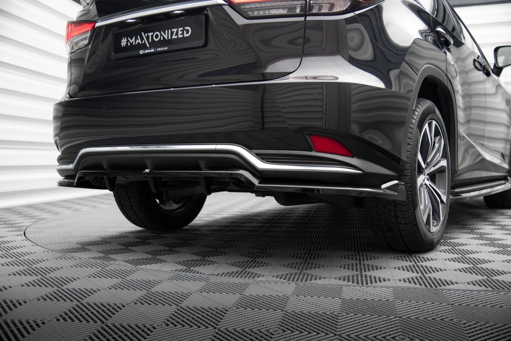 Splitter trasero Lexus RX F-Sport Mk4 Facelift (con barras verticales)