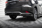 Splitter trasero Lexus RX F-Sport Mk4 Facelift (con barras verticales)