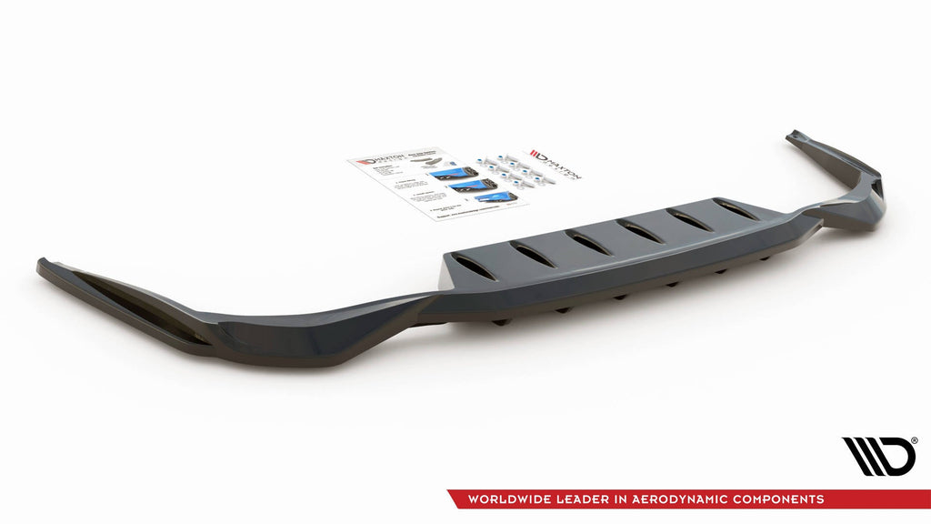 Splitter trasero Lexus UX Mk1 (con barras verticales)
