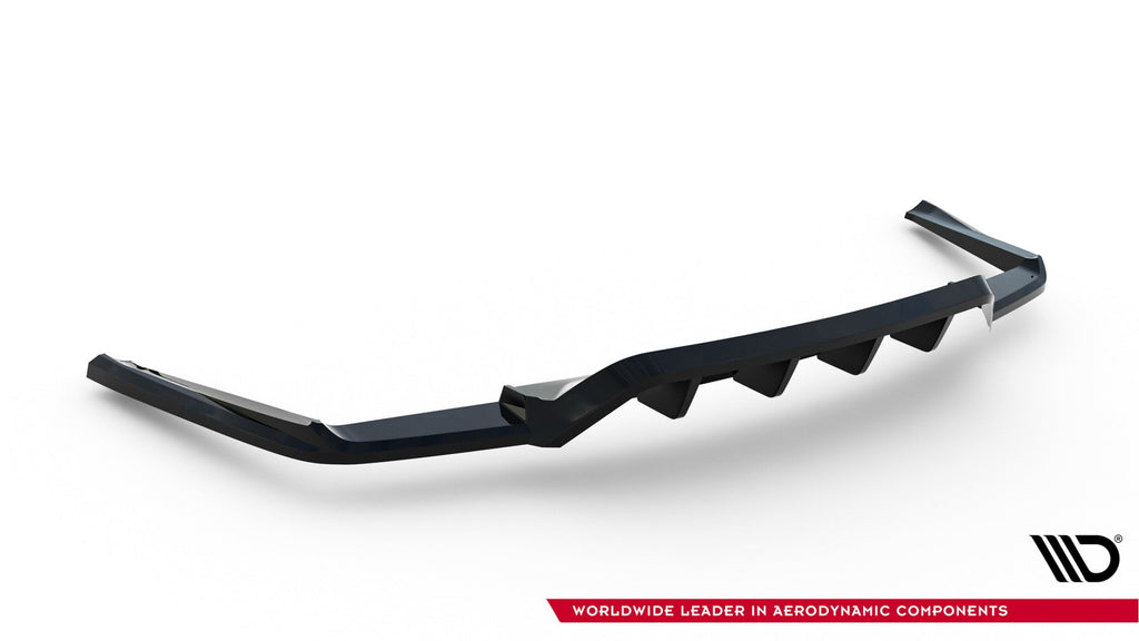 Splitter trasero Maserati Ghibli Modena Mk3 Facelift (con barras verticales)
