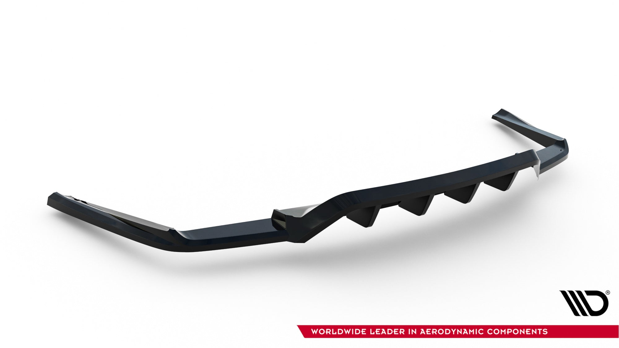 Splitter trasero Maserati Ghibli Modena Mk3 Facelift (con barras verticales)