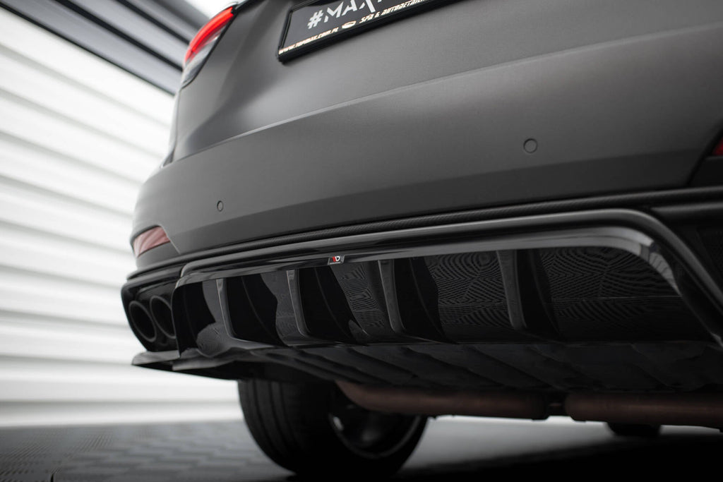 Maserati Levante Trofeo Mk1 Rear Splitter (with vertical fins)