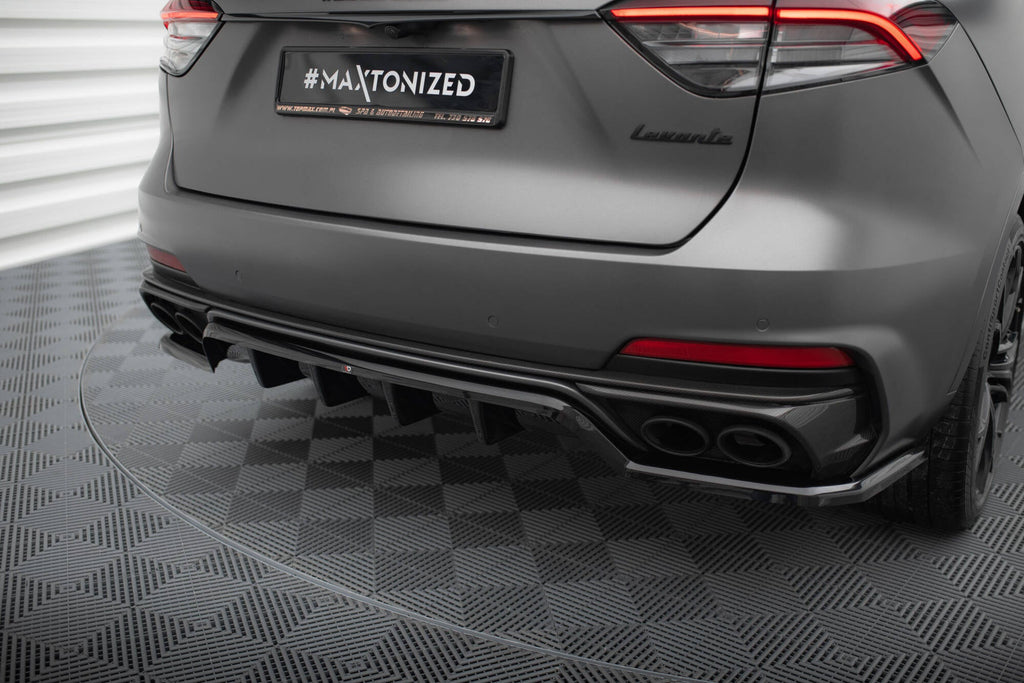 Maserati Levante Trofeo Mk1 Rear Splitter (with vertical fins)