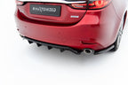 Splitter trasero Mazda 6 Sedán Mk3 Facelift (con barras verticales)
