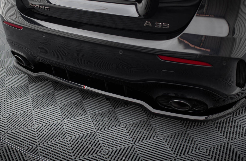 Mercedes-AMG A35 Hatchback W177 Rear Diffuser (with vertical fins)