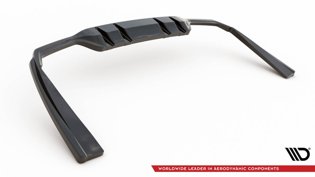 Splitter trasero Mercedes-AMG C 43 Berlina W205 Facelift (con barras verticales)