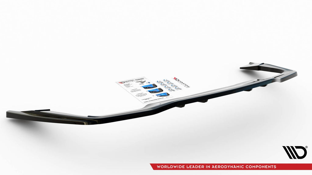 Splitter trasero Mercedes-AMG C 63 Coupé AMG Aero Pack C205 Facelift (con barras verticales)