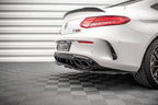Splitter trasero Mercedes-AMG C 63 Coupé AMG Aero Pack C205 Facelift (con barras verticales)