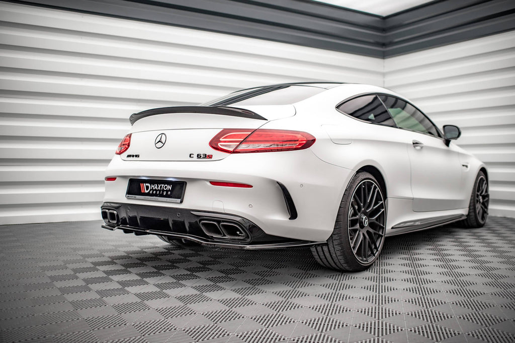 Splitter trasero Mercedes-AMG C 63 Coupé AMG Aero Pack C205 Facelift (con barras verticales)