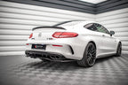 Splitter trasero Mercedes-AMG C 63 Coupé AMG Aero Pack C205 Facelift (con barras verticales)