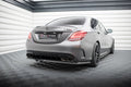 Splitter trasero Mercedes-AMG C63 Sedán Estate W205 Facelift (con barras verticales)