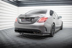 Splitter trasero Mercedes-AMG C63 Sedán Estate W205 Facelift (con barras verticales)