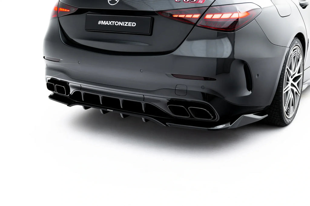 Splitter trasero Mercedes-AMG C63 Berlina / Estate W206 S206 (con barras verticales)