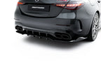 Splitter trasero Mercedes-AMG C63 Berlina / Estate W206 S206 (con barras verticales)