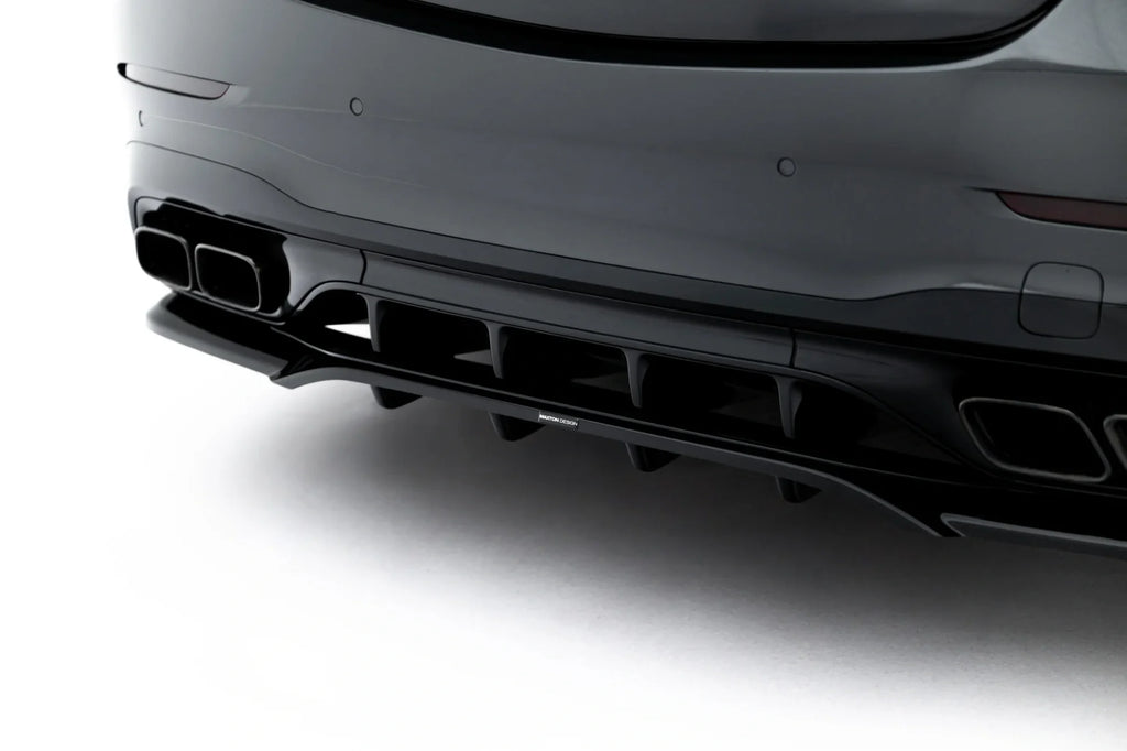Splitter trasero Mercedes-AMG C63 Berlina / Estate W206 S206 (con barras verticales)