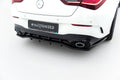 Splitter trasero Mercedes-AMG CLA 35 45 Coupé Shooting Brake C118 Facelift X118 Facelift (con barras verticales)