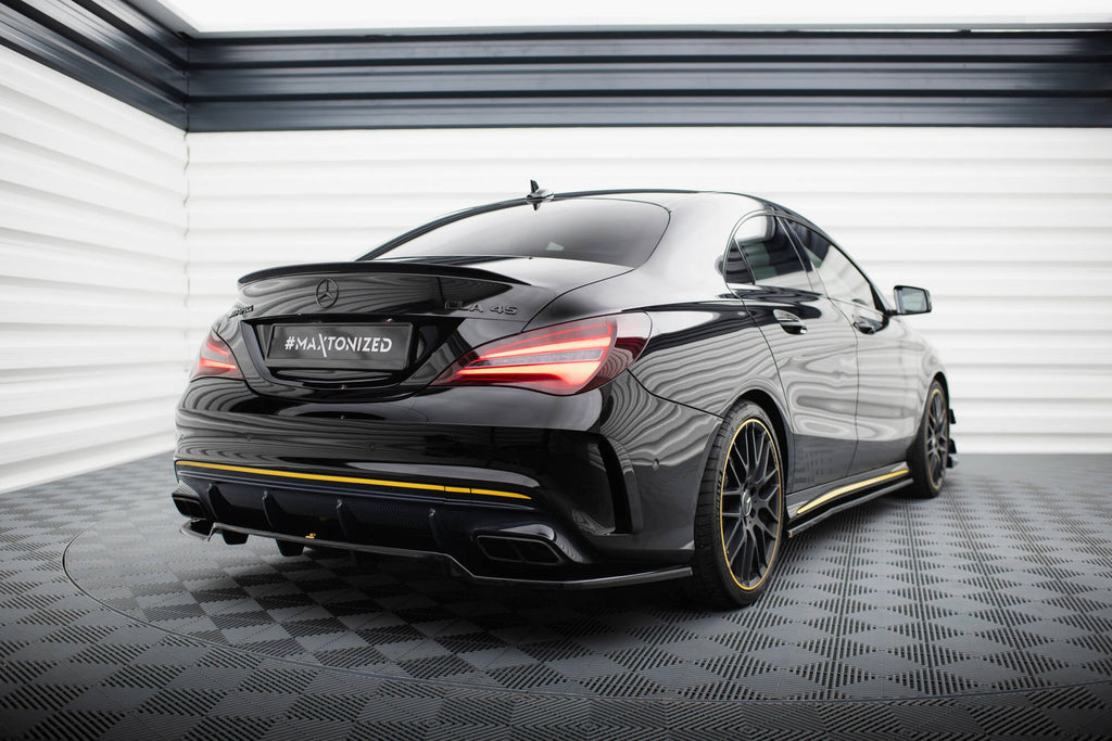 Rear diffuser Mercedes-AMG CLA 45 C117 Facelift (with vertical fins)