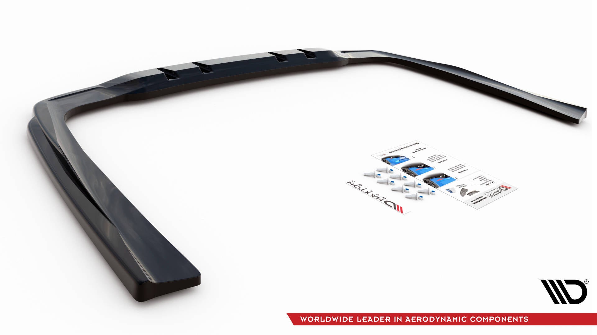 Splitter trasero Mercedes-AMG CLS 53 C257 (con barras verticales)