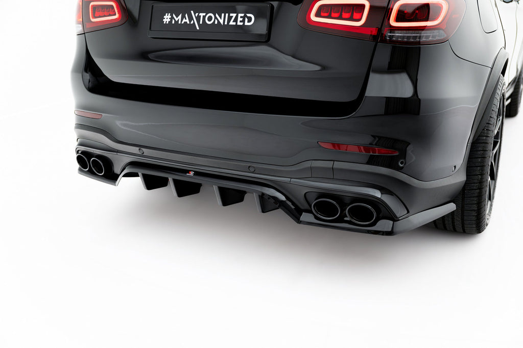 Splitter trasero Mercedes-AMG GLC 43 SUV X253 Facelift (con barras verticales)