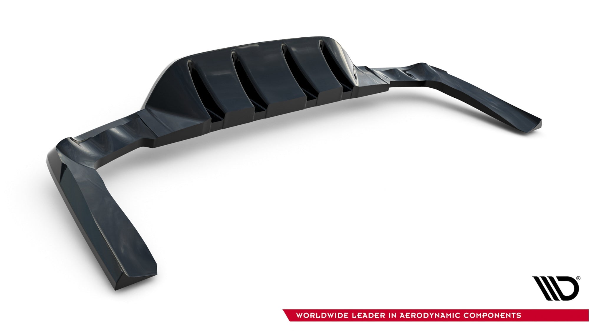 Splitter trasero Mercedes-AMG GLC 43 SUV X253 Facelift (con barras verticales)