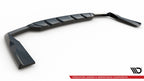 Rear Diffuser Mercedes-AMG GLC 63 Coupé C253 Facelift (with vertical fins)