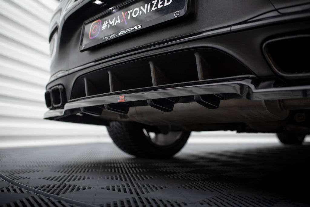 Rear Diffuser Mercedes-AMG GLC 63 Coupé C253 Facelift (with vertical fins)