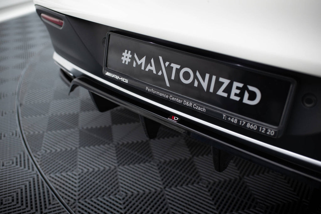 Splitter trasero Mercedes-AMG GLE 43 Coupé C292 (con barras verticales)