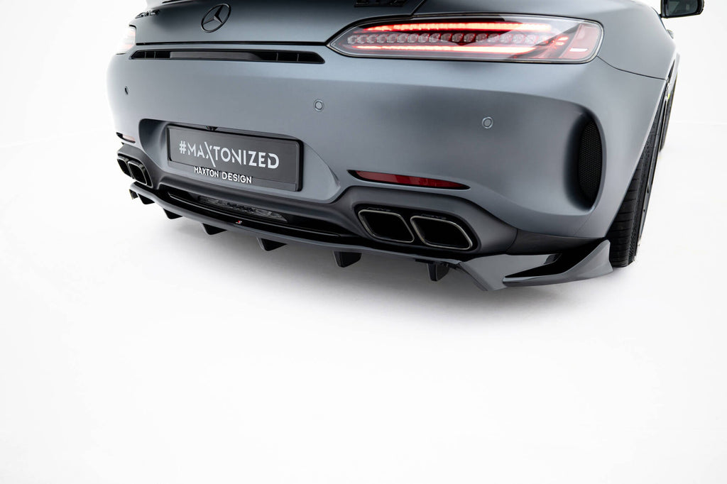 Rear splitter Mercedes-AMG GT C C190 Facelift (with vertical bars)